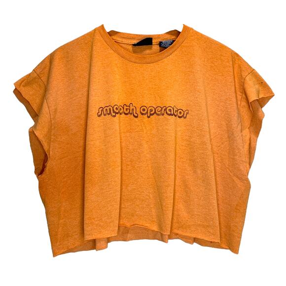 No Boundaries Smooth Operator Cropped T-Shirt Funky Y2K XL - Picture 2 of 6